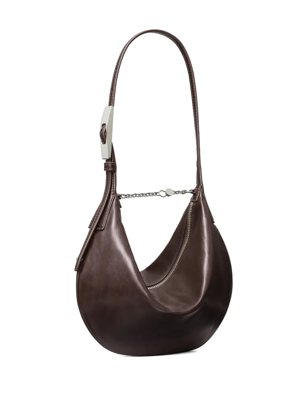 Tory Burch Small Balloon Zip Leather Shoulder Bag