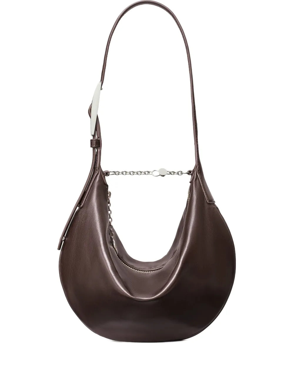 Tory Burch Small Balloon Zip Leather Shoulder Bag