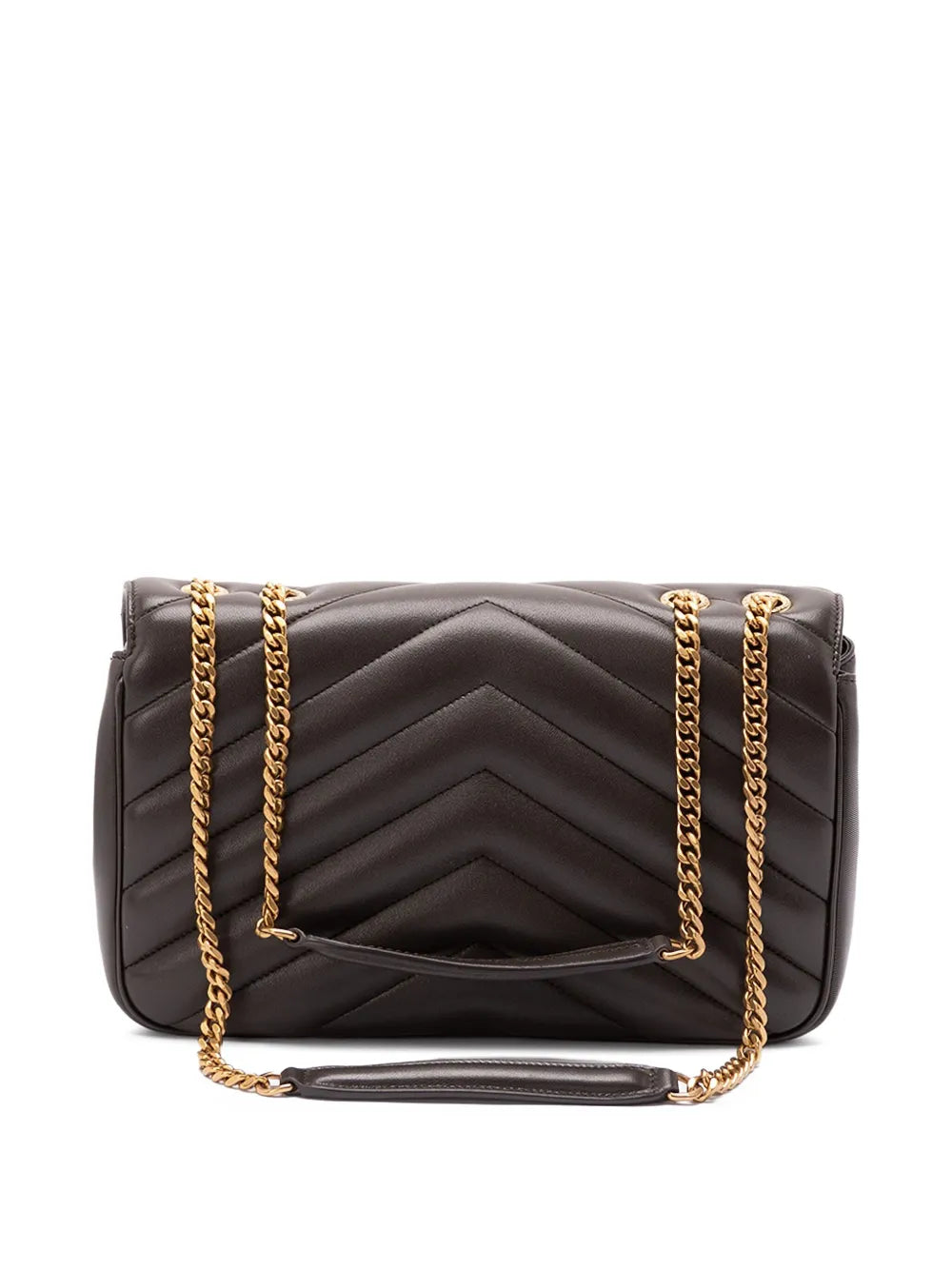 Saint Laurent Chevron Chain Shoulder Bag