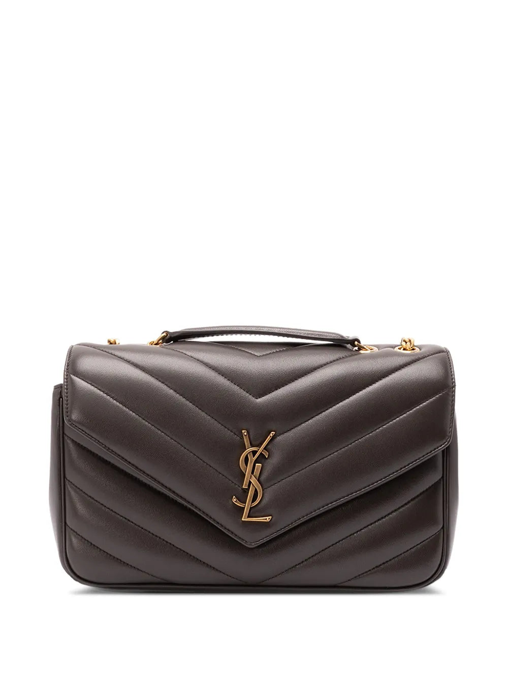 Saint Laurent Chevron Chain Shoulder Bag