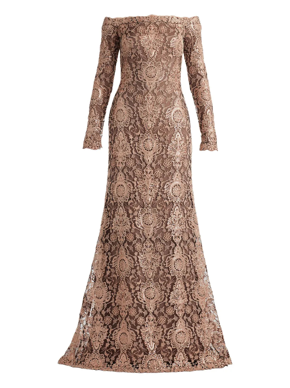 Tadashi Shoji Off Shoulder Maxi Dress