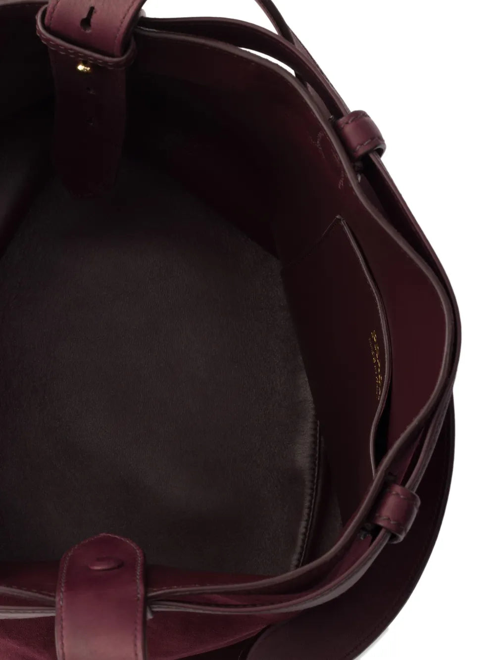 Prada Small Buckle Belted Suede Bag