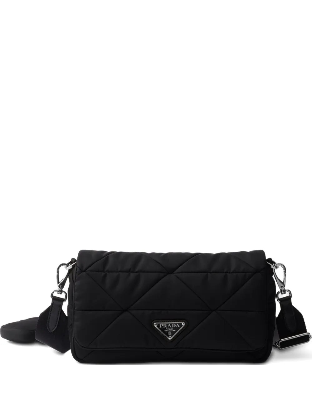 Prada Stitching Padded Shoulder Bag
