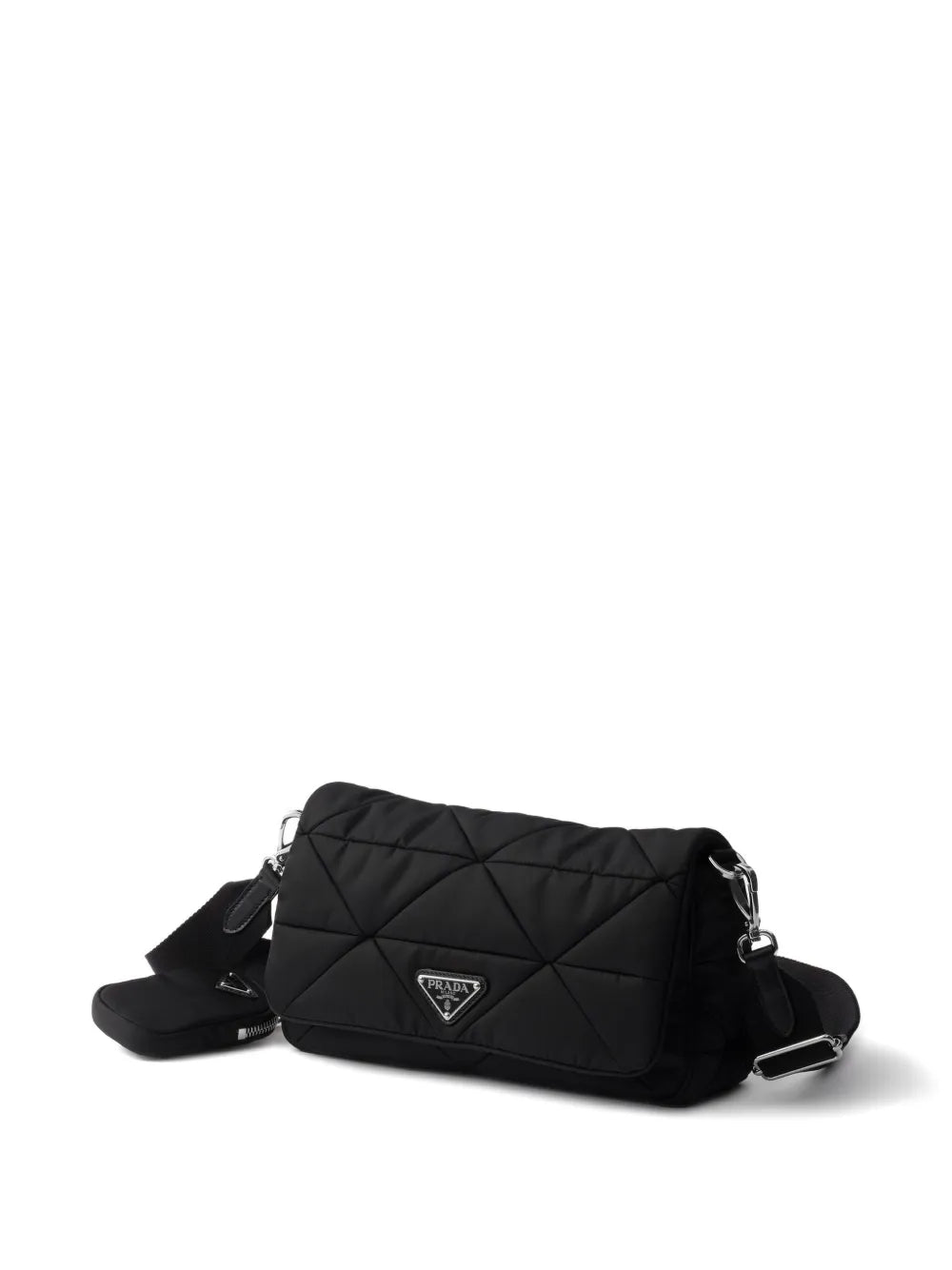 Prada Stitching Padded Shoulder Bag