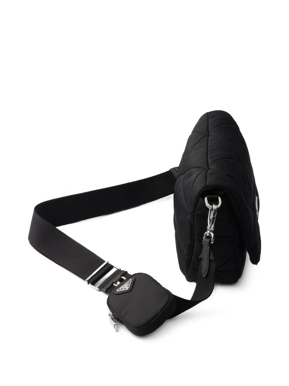 Prada Stitching Padded Shoulder Bag