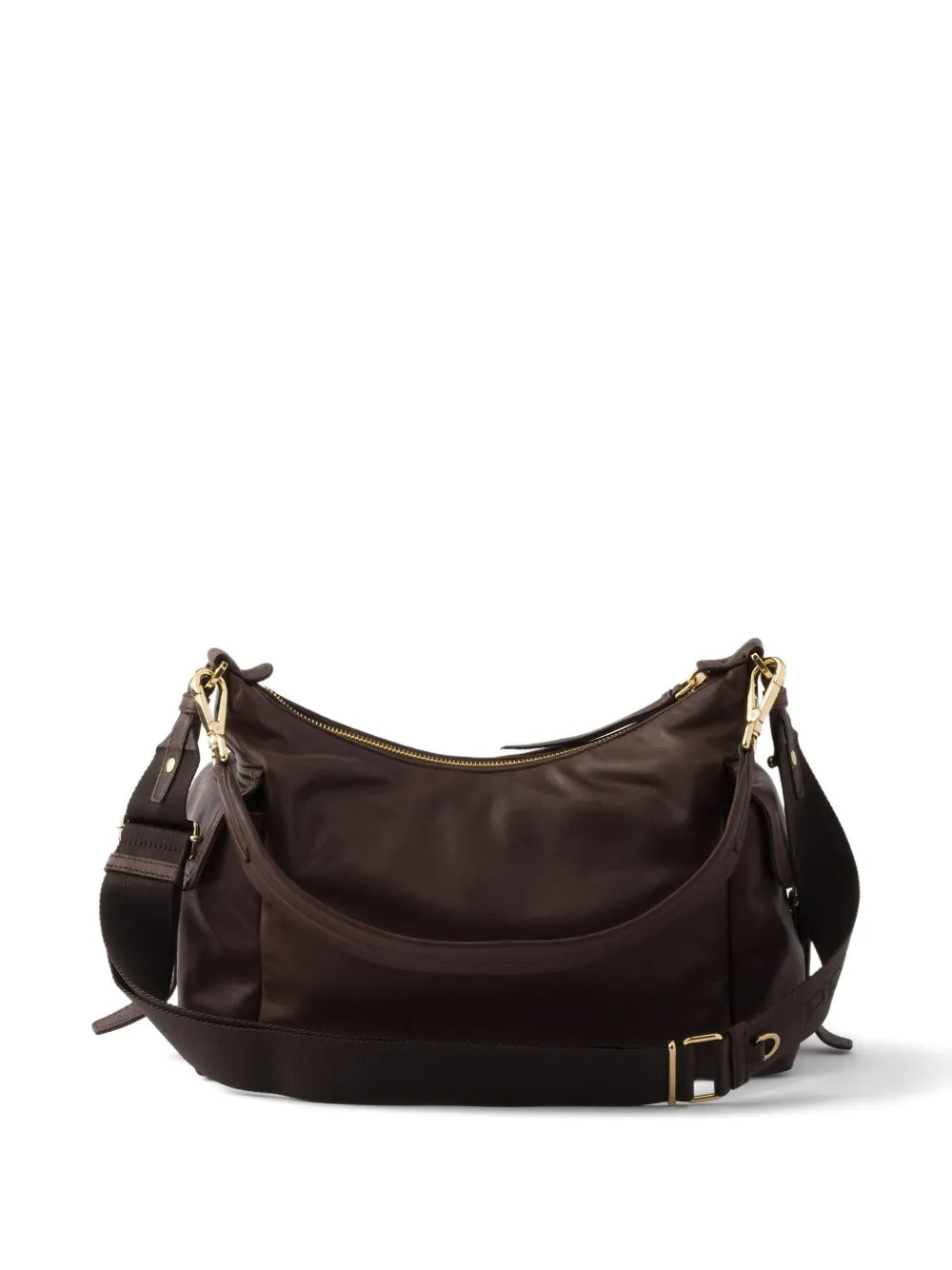 Prada Large Explore Leather Shoulder Bag