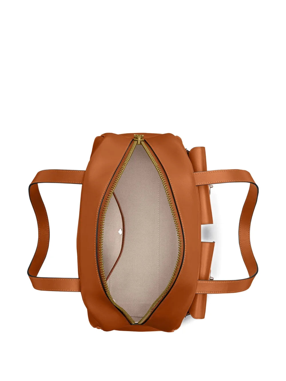 Coach Pocket Turnlock Leather Satchel