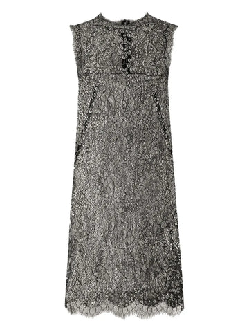 Dolce Gabbana Lame Lace Mini Dress