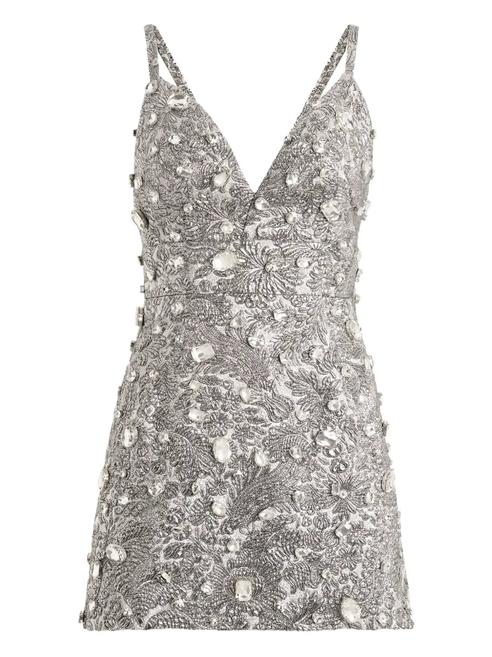 Dolce Gabbana Floral Jacquard Mini Dress