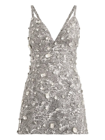 Dolce Gabbana Floral Jacquard Mini Dress