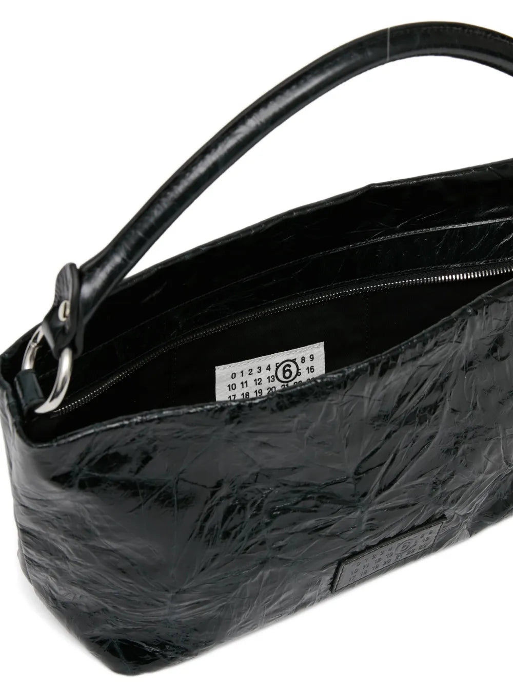 Mm6 Maison Margiela Textured Top Handle Shoulder Bag