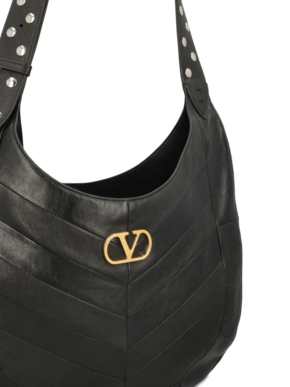 Valentino Garavani Hoboho Chevron Pattern Shoulder Bag