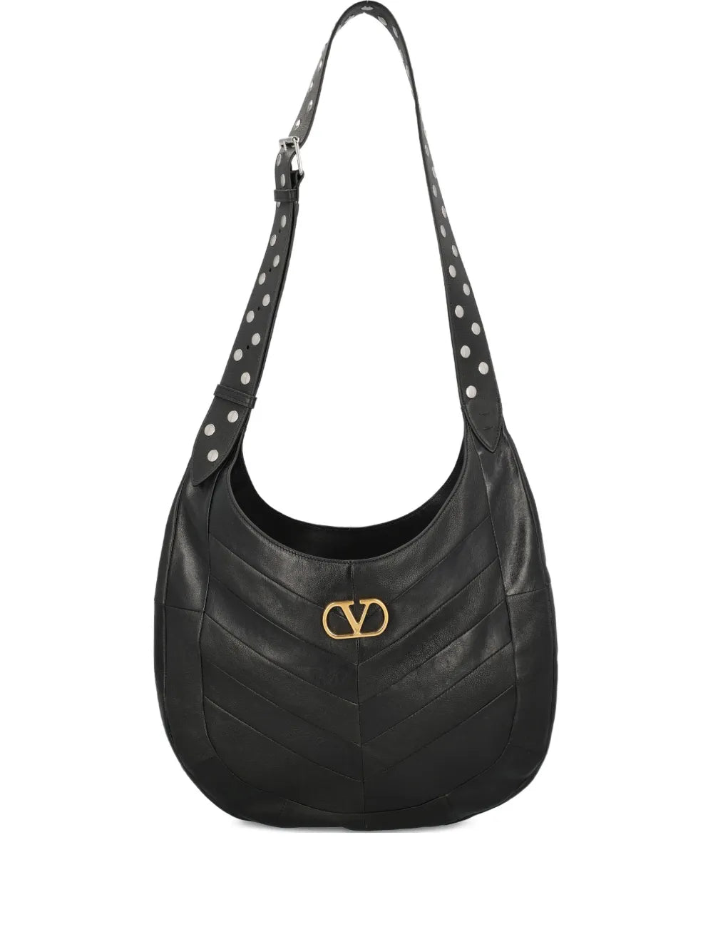 Valentino Garavani Hoboho Chevron Pattern Shoulder Bag
