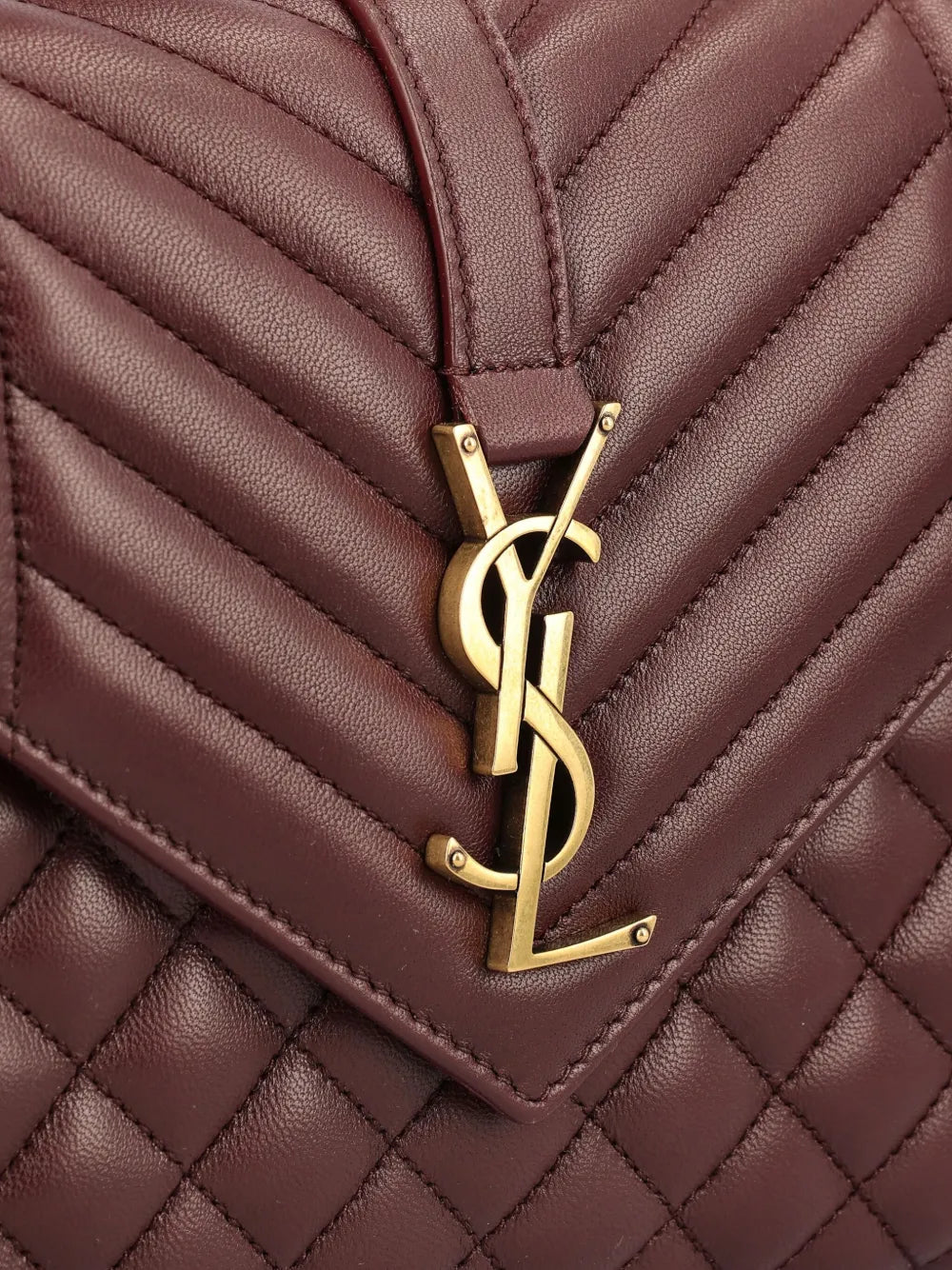Saint Laurent Matelasse Logo Envelope Shoulder Bag
