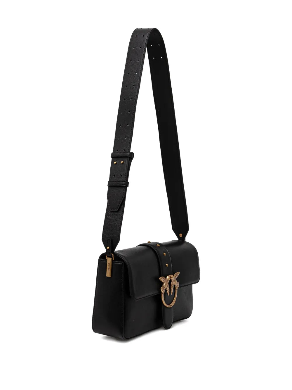 Pinko Love Logo Buckle Cross Body Bag