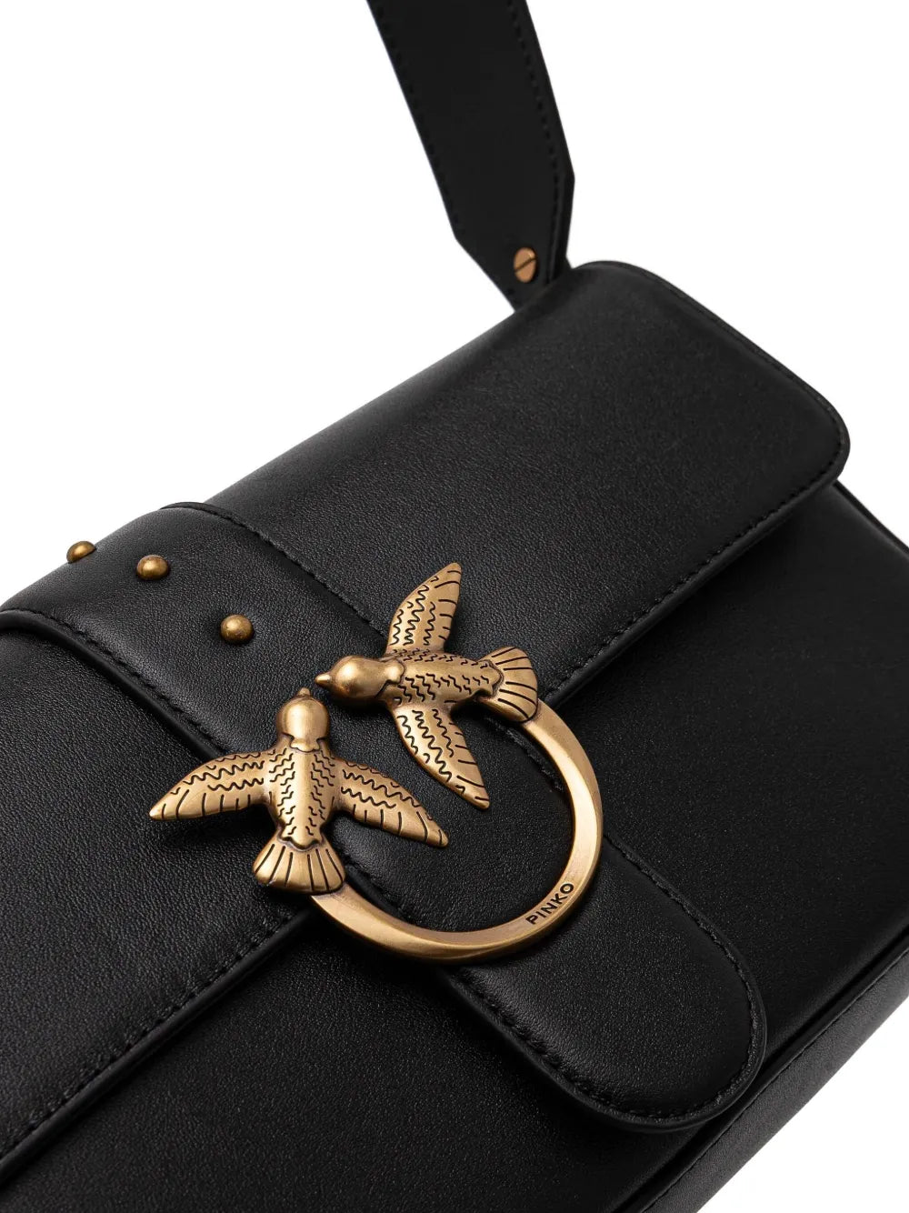 Pinko Love Logo Buckle Cross Body Bag