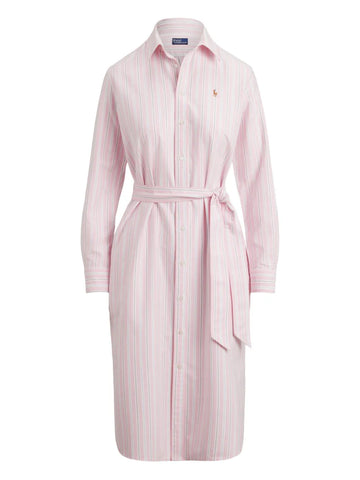 Polo Ralph Lauren Striped Belted Dress