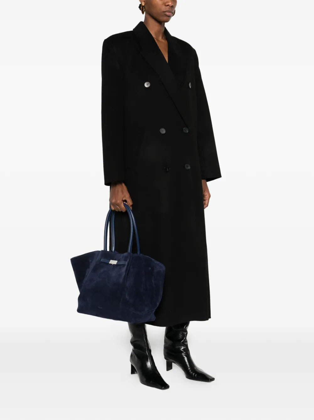 Demellier New York Suede Shoulder Bag