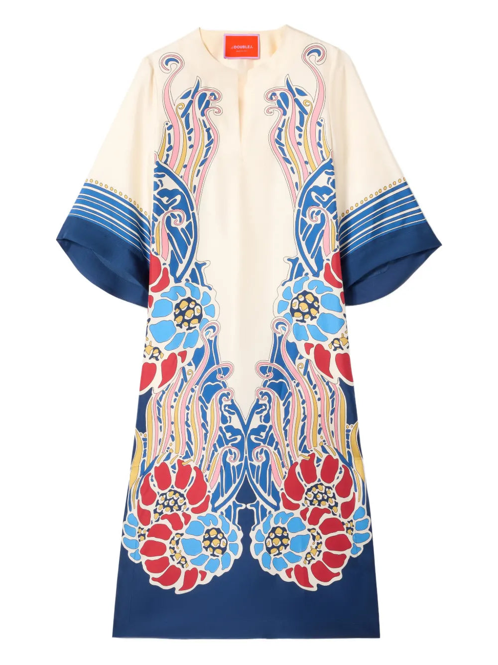 La Doublej The Kaftan Floral Midi Dress