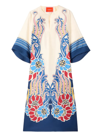 La Doublej The Kaftan Floral Midi Dress