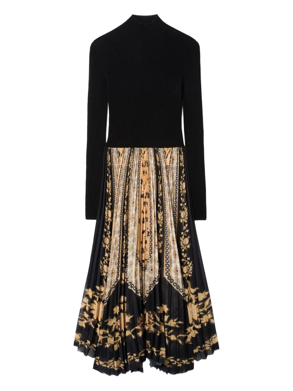 La Doublej Moondance Pleated Knit Maxi Dress