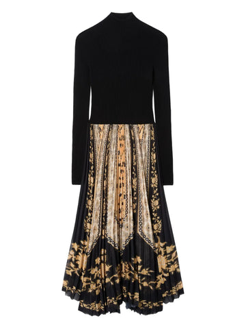 La Doublej Moondance Pleated Knit Maxi Dress