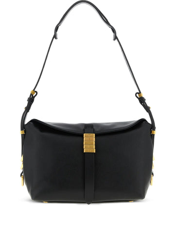 Pinko Engraved Rings Saddle Shoulder Bag