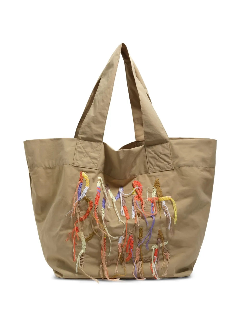 Bimba Y Lola Logo Embroidered Shoulder Bag