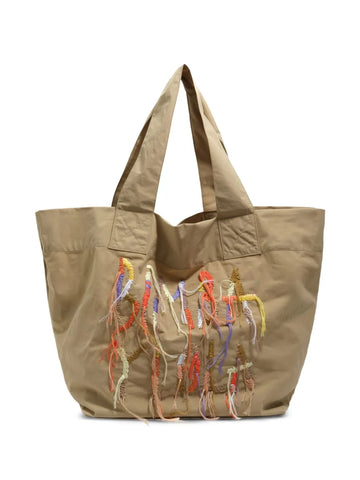 Bimba Y Lola Logo Embroidered Shoulder Bag