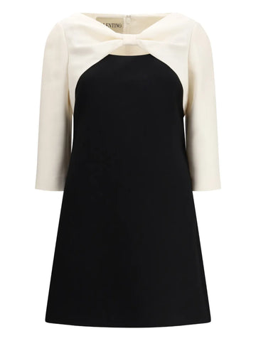 Valentino Garavani Bow Embellishment Mini Dress
