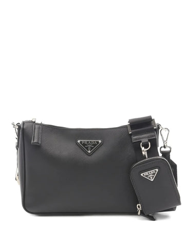 Prada Pre Owned 2020S Saffiano Leather Shoulder Bag