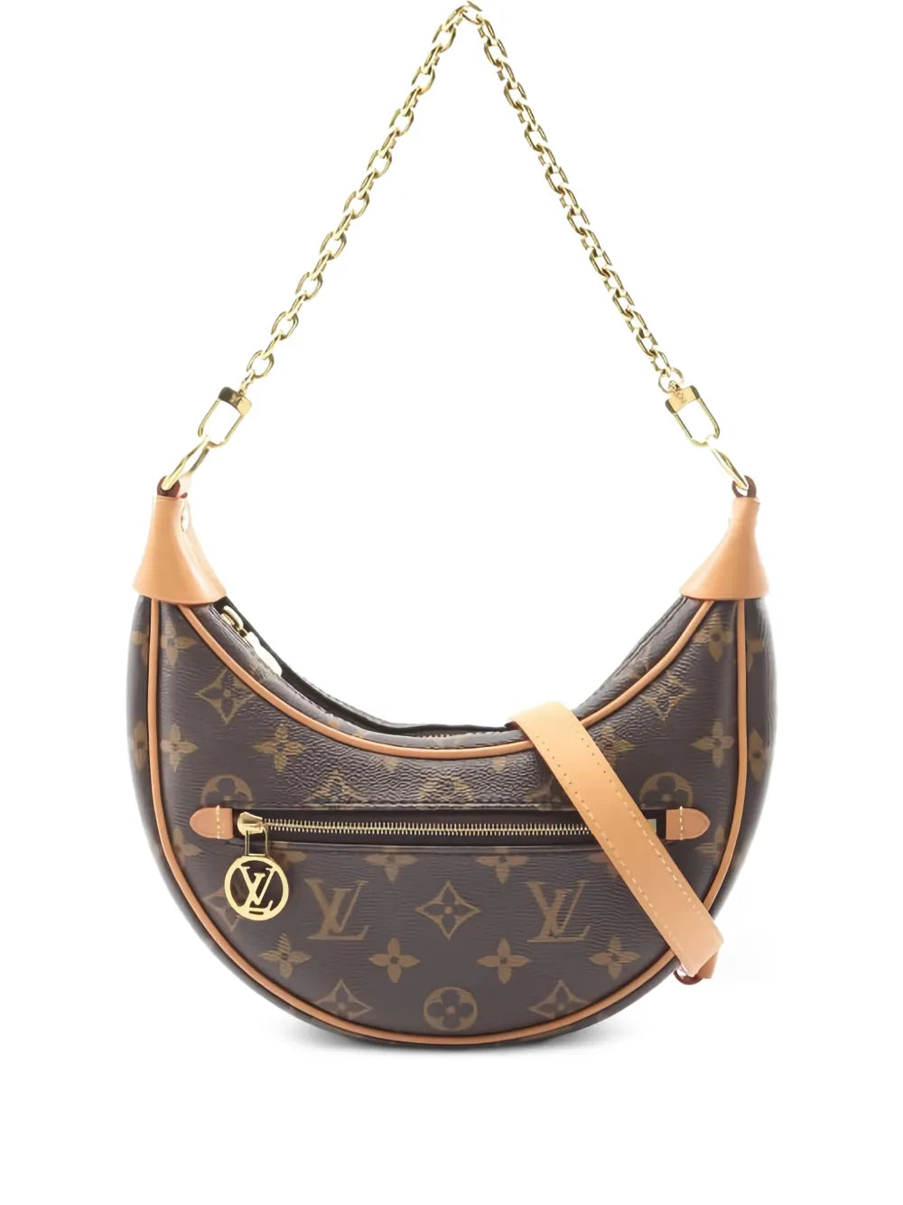 Louis Vuitton Pre Owned 2021S Monogram Chain Loop Shoulder Bag