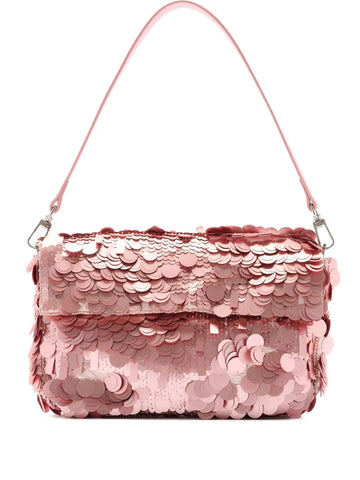 Staud Timmy Sequin Embellished Shoulder Bag