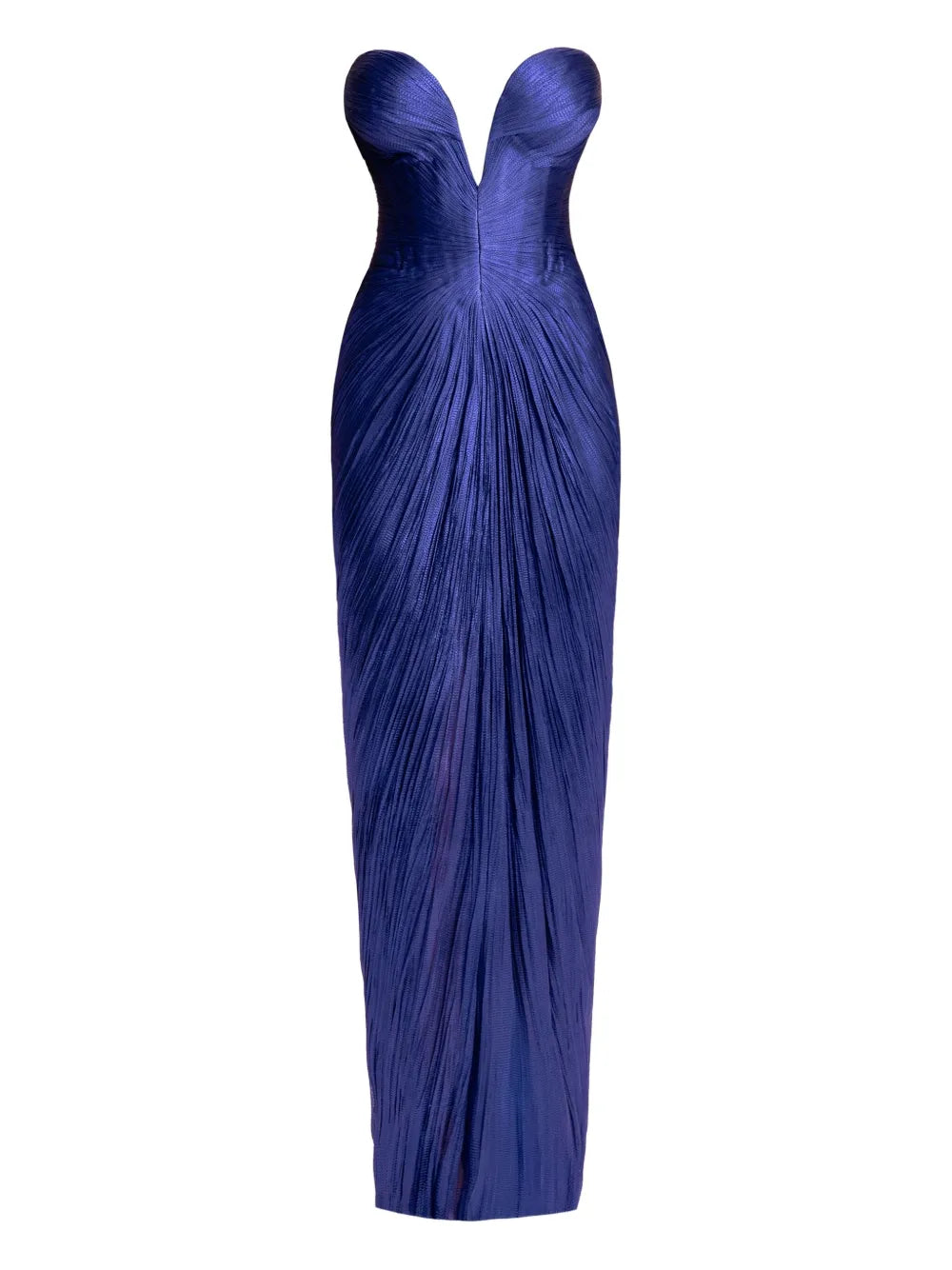 Maria Lucia Hohan Alessandra Strapless Lace Up Maxi Dress