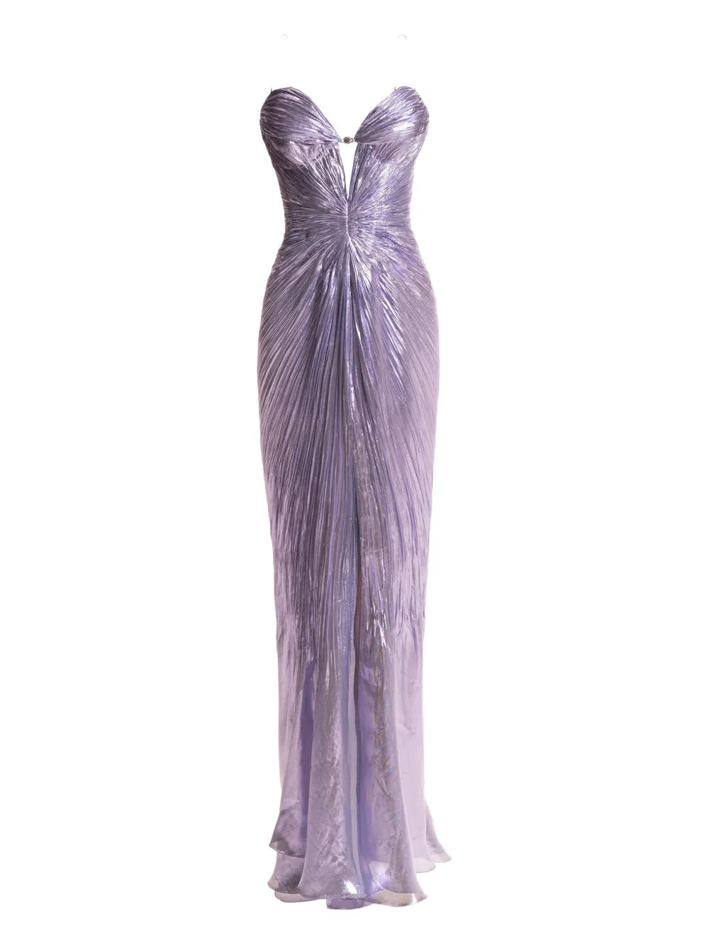 Maria Lucia Hohan Sara Metallic Effect Maxi Dress