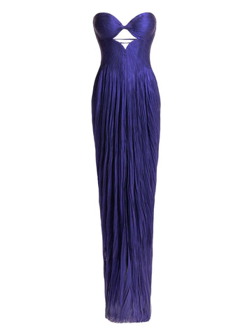 Maria Lucia Hohan Stephanie Cut Out Lace Up Dress
