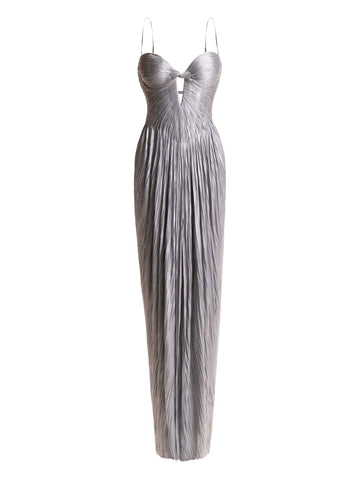 Maria Lucia Hohan Tonia Plisse Effect Maxi Dress