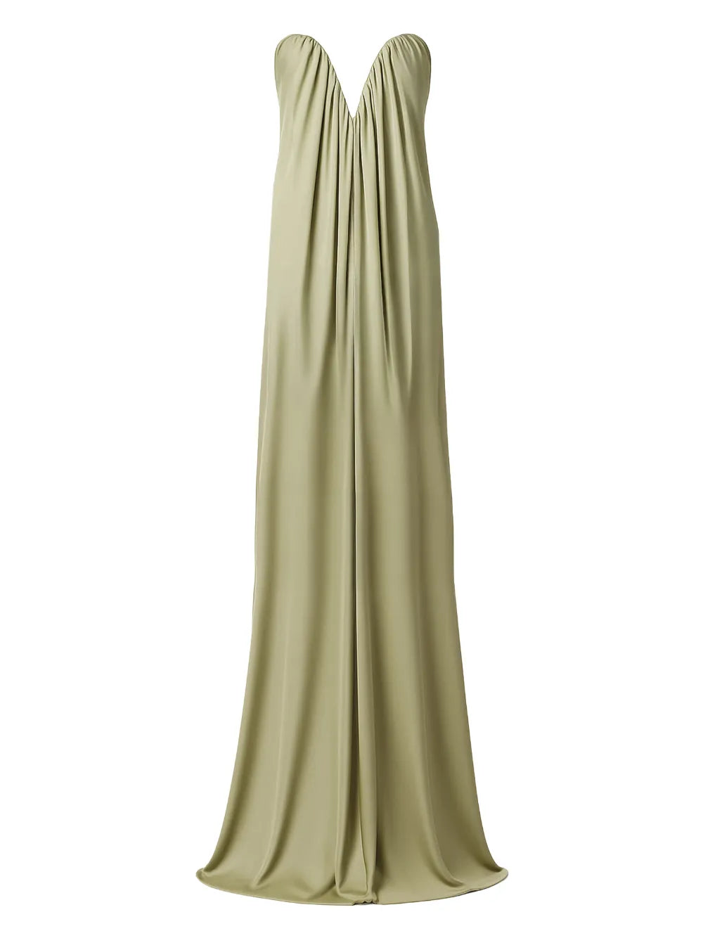 The New Arrivals Ilkyaz Ozel Olivienne Heart Neck Maxi Dress