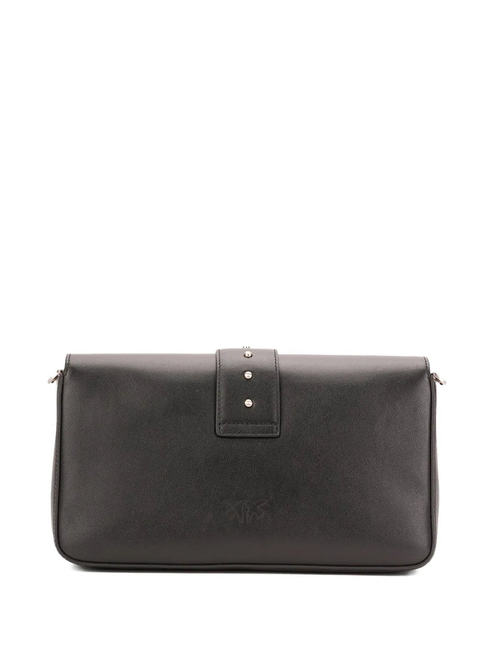 Pinko Studded Bird Detail Leather Shoulder Bag