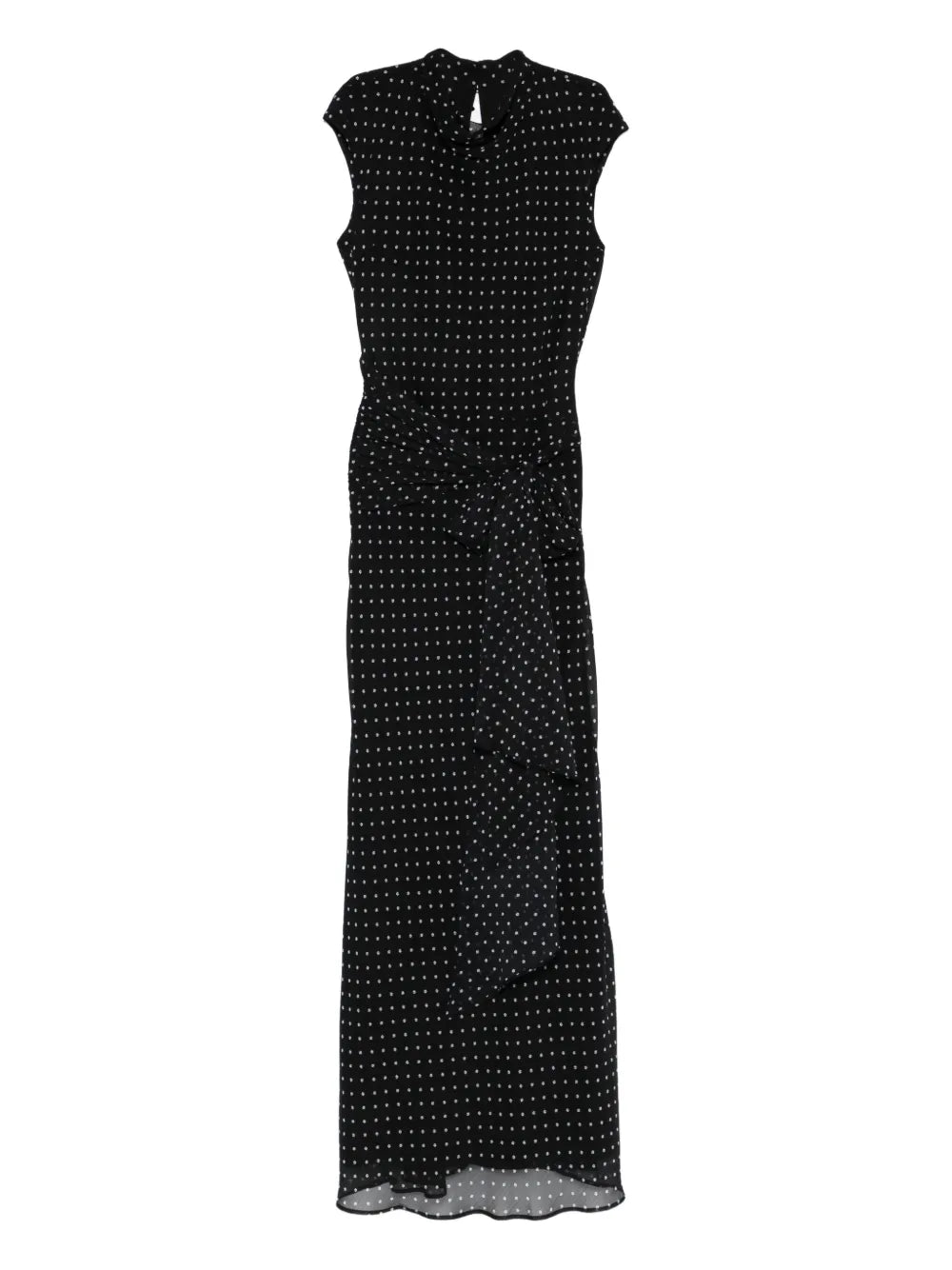 Rotate Birger Christensen Polka Dot Maxi Dress