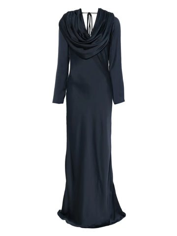 Rotate Birger Christensen Cowl Neck Maxi Dress