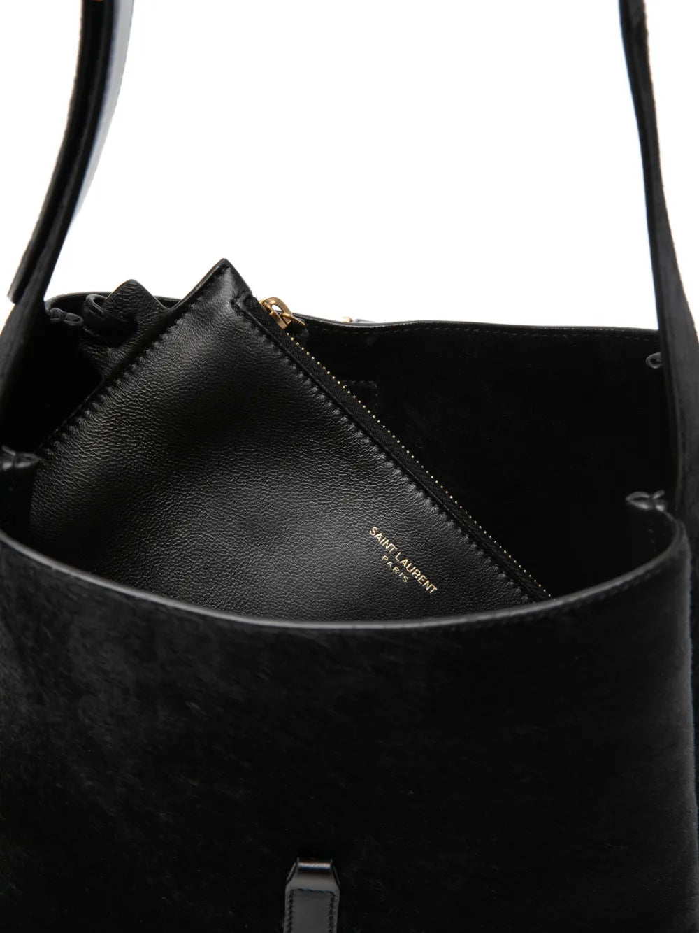 Saint Laurent Buckle Detail Shoulder Bag