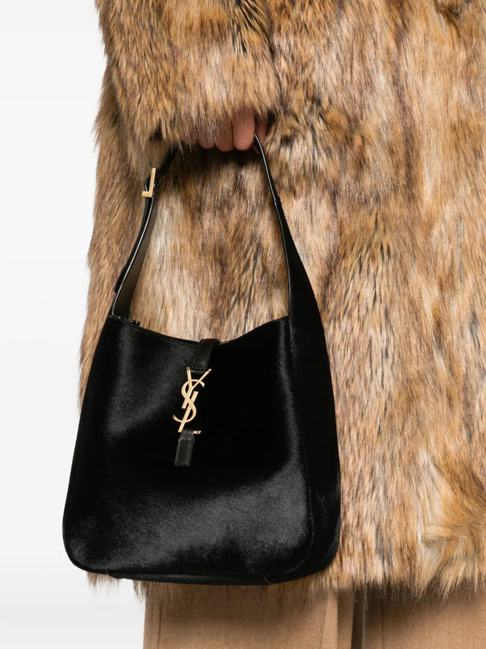 Saint Laurent Buckle Detail Shoulder Bag