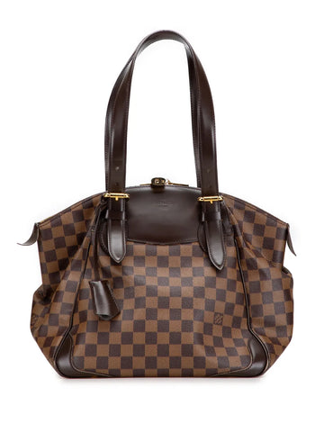 Louis Vuitton Pre Owned 2010 Damier Ebene Verona Mm Shoulder Bag