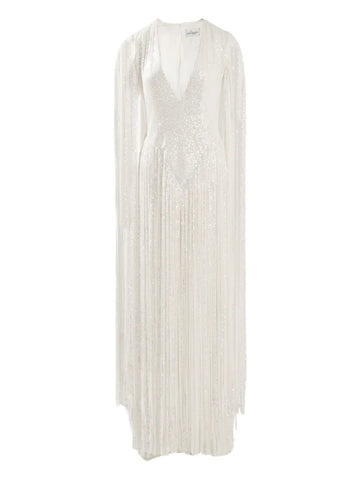 Ana Radu Sequin Embellished Maxi Dress