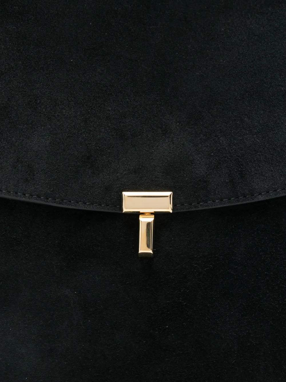 Toteme T Lock Suede Sholder Bag