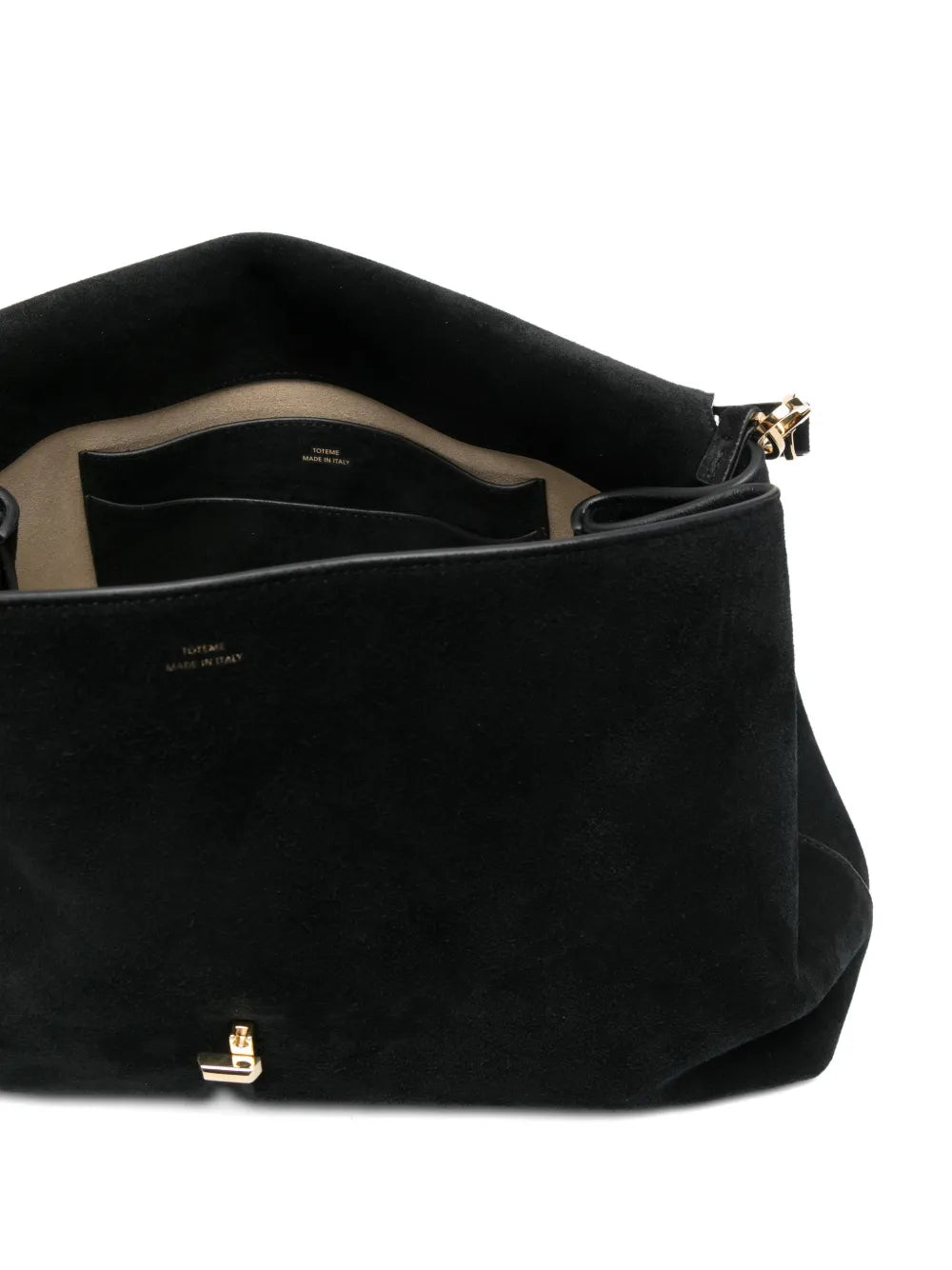 Toteme T Lock Suede Sholder Bag