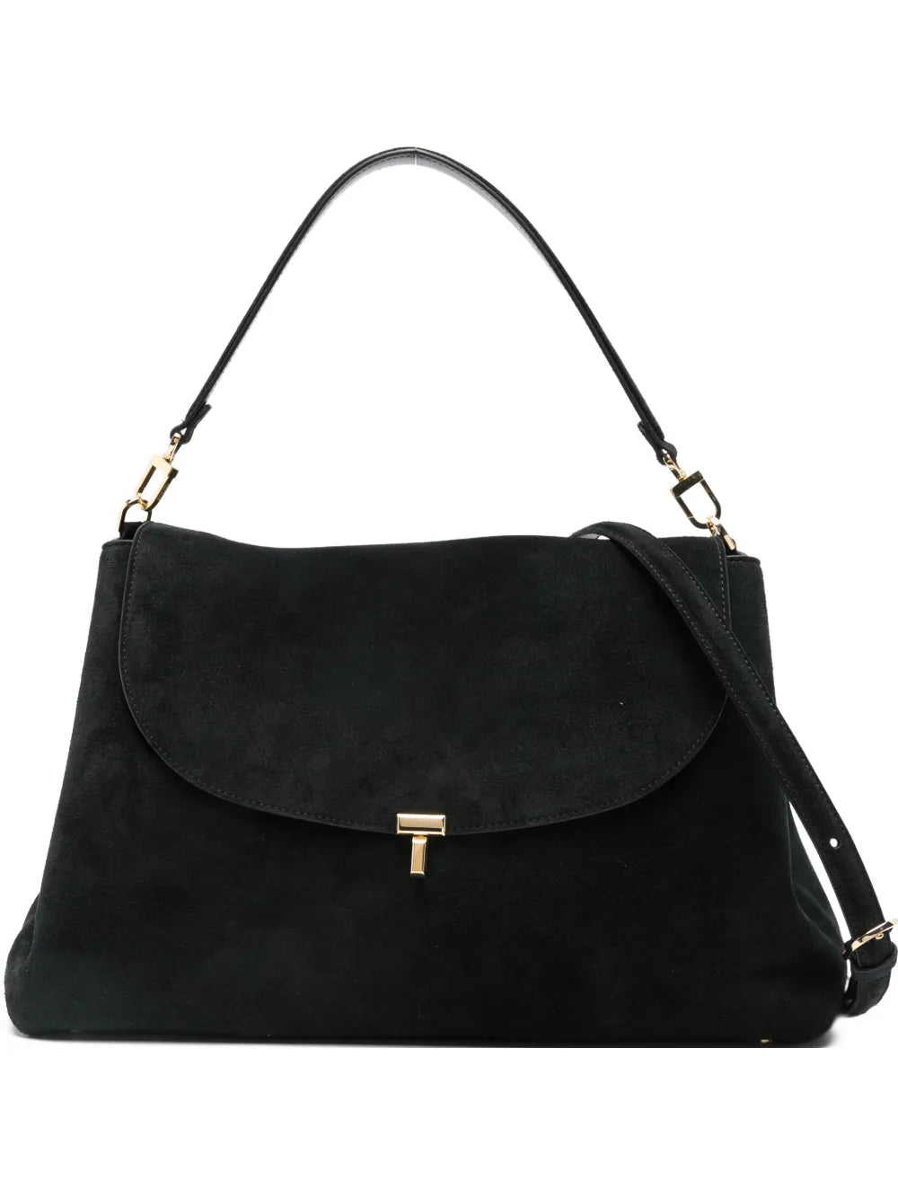 Toteme T Lock Suede Sholder Bag
