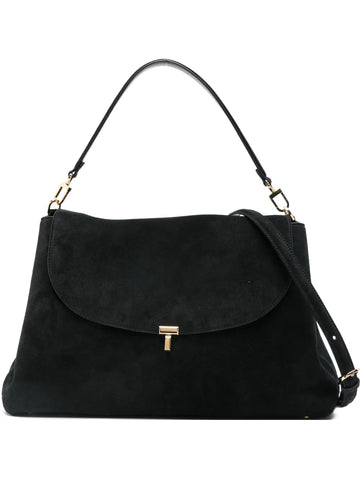 Toteme T Lock Suede Sholder Bag