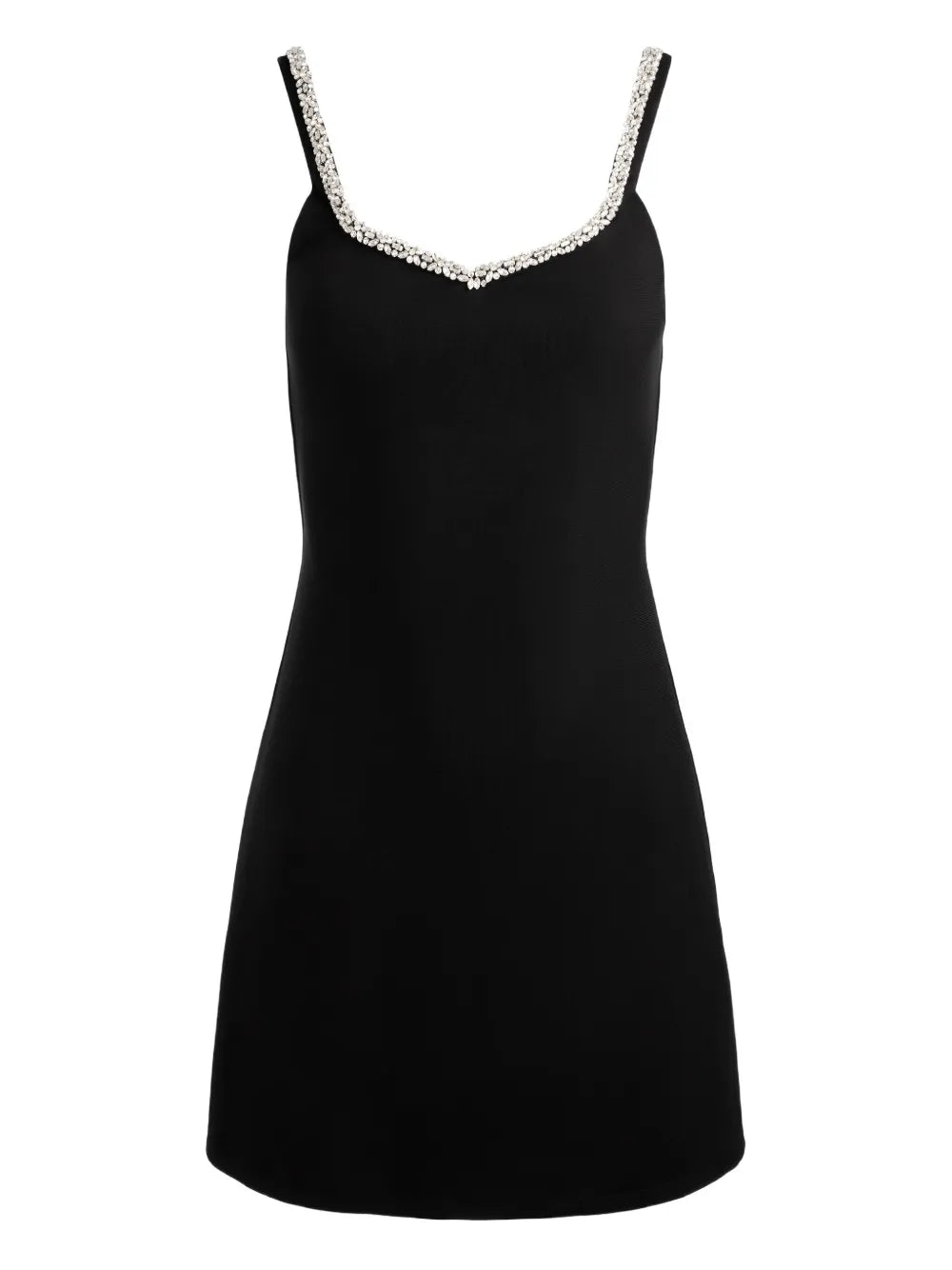 Alice Olivia Eve Embellished Trim Mini Dress